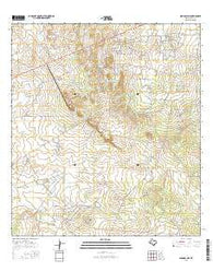 Sarnosa Hill Texas Current topographic map, 1:24000 scale, 7.5 X 7.5 Minute, Year 2016
