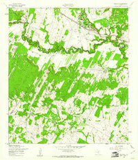 Saspamco Texas Historical topographic map, 1:24000 scale, 7.5 X 7.5 Minute, Year 1958