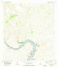 Satan Canyon Texas Historical topographic map, 1:24000 scale, 7.5 X 7.5 Minute, Year 1972