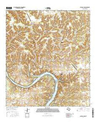Satan Canyon Texas Current topographic map, 1:24000 scale, 7.5 X 7.5 Minute, Year 2016