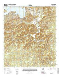 Sattler Texas Current topographic map, 1:24000 scale, 7.5 X 7.5 Minute, Year 2016