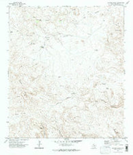 Sauceda Ranch Texas Historical topographic map, 1:24000 scale, 7.5 X 7.5 Minute, Year 1971