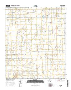 Savage Texas Current topographic map, 1:24000 scale, 7.5 X 7.5 Minute, Year 2016