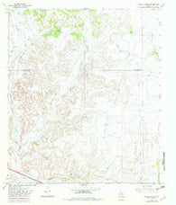 Savell Ranch Texas Historical topographic map, 1:24000 scale, 7.5 X 7.5 Minute, Year 1967