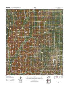 Savell Ranch Texas Historical topographic map, 1:24000 scale, 7.5 X 7.5 Minute, Year 2012