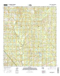 Sawmill Branch Texas Current topographic map, 1:24000 scale, 7.5 X 7.5 Minute, Year 2016