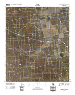 Scharbauer Ranch Texas Historical topographic map, 1:24000 scale, 7.5 X 7.5 Minute, Year 2010