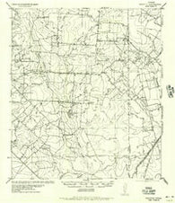 Schattel Texas Historical topographic map, 1:62500 scale, 15 X 15 Minute, Year 1934