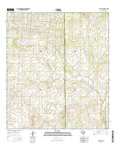 Schattel Texas Current topographic map, 1:24000 scale, 7.5 X 7.5 Minute, Year 2016
