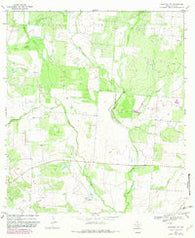 Schattel NW Texas Historical topographic map, 1:24000 scale, 7.5 X 7.5 Minute, Year 1968