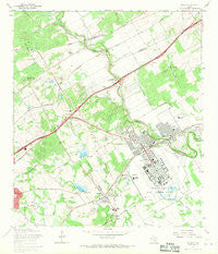 Schertz Texas Historical topographic map, 1:24000 scale, 7.5 X 7.5 Minute, Year 1967