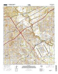 Schertz Texas Current topographic map, 1:24000 scale, 7.5 X 7.5 Minute, Year 2016