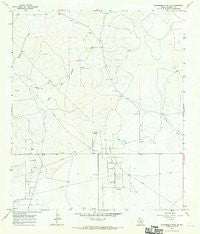 Schneeman Draw NE Texas Historical topographic map, 1:24000 scale, 7.5 X 7.5 Minute, Year 1967