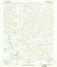 Schneeman Draw NW Texas Historical topographic map, 1:24000 scale, 7.5 X 7.5 Minute, Year 1967