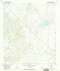 Schneeman Draw SE Texas Historical topographic map, 1:24000 scale, 7.5 X 7.5 Minute, Year 1967