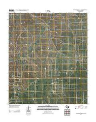 Schneeman Draw NE Texas Historical topographic map, 1:24000 scale, 7.5 X 7.5 Minute, Year 2012