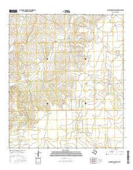 Schneeman Draw NE Texas Current topographic map, 1:24000 scale, 7.5 X 7.5 Minute, Year 2016