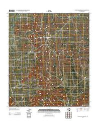 Schneeman Draw SW Texas Historical topographic map, 1:24000 scale, 7.5 X 7.5 Minute, Year 2012