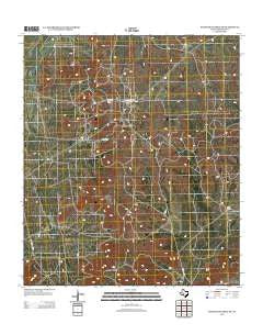 Schneeman Draw SW Texas Historical topographic map, 1:24000 scale, 7.5 X 7.5 Minute, Year 2012