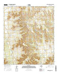 Schneeman Draw SW Texas Current topographic map, 1:24000 scale, 7.5 X 7.5 Minute, Year 2016