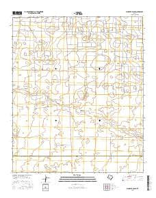 Schooler Ranch Texas Current topographic map, 1:24000 scale, 7.5 X 7.5 Minute, Year 2016
