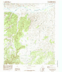 Schott Mountain Texas Historical topographic map, 1:24000 scale, 7.5 X 7.5 Minute, Year 1985