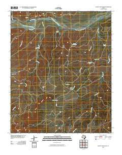 Schott Mountain Texas Historical topographic map, 1:24000 scale, 7.5 X 7.5 Minute, Year 2010