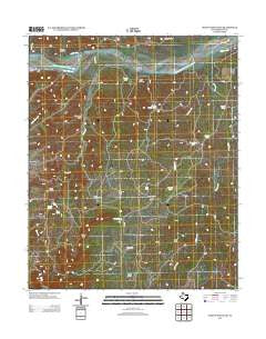 Schott Mountain Texas Historical topographic map, 1:24000 scale, 7.5 X 7.5 Minute, Year 2012