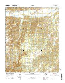 Schott Mountain Texas Current topographic map, 1:24000 scale, 7.5 X 7.5 Minute, Year 2016