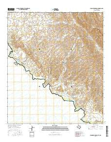 Schroder Arroyo Texas Current topographic map, 1:24000 scale, 7.5 X 7.5 Minute, Year 2016