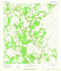 Schroeder Texas Historical topographic map, 1:24000 scale, 7.5 X 7.5 Minute, Year 1964