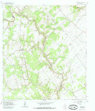 Schroeder Texas Historical topographic map, 1:24000 scale, 7.5 X 7.5 Minute, Year 1964