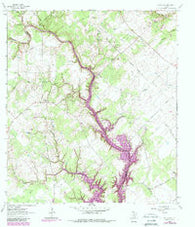 Schroeder Texas Historical topographic map, 1:24000 scale, 7.5 X 7.5 Minute, Year 1964