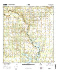 Schroeder Texas Current topographic map, 1:24000 scale, 7.5 X 7.5 Minute, Year 2016