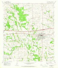 Schulenburg Texas Historical topographic map, 1:24000 scale, 7.5 X 7.5 Minute, Year 1965