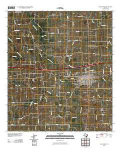 Schulenburg Texas Historical topographic map, 1:24000 scale, 7.5 X 7.5 Minute, Year 2010