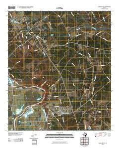 Schwab City Texas Historical topographic map, 1:24000 scale, 7.5 X 7.5 Minute, Year 2010