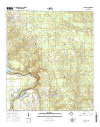 Schwab City Texas Current topographic map, 1:24000 scale, 7.5 X 7.5 Minute, Year 2016