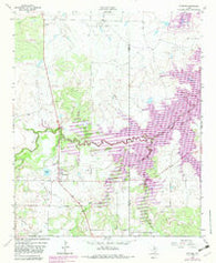 Scotland Texas Historical topographic map, 1:24000 scale, 7.5 X 7.5 Minute, Year 1963