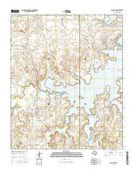Scotland Texas Current topographic map, 1:24000 scale, 7.5 X 7.5 Minute, Year 2016