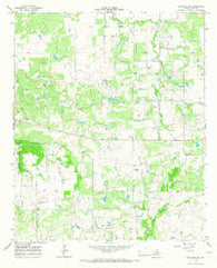 Scotland SE Texas Historical topographic map, 1:24000 scale, 7.5 X 7.5 Minute, Year 1964