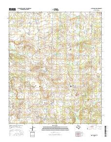 Scotland SE Texas Current topographic map, 1:24000 scale, 7.5 X 7.5 Minute, Year 2016