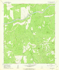 Scotts Crossing Texas Historical topographic map, 1:24000 scale, 7.5 X 7.5 Minute, Year 1960