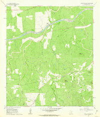 Scotts Crossing Texas Historical topographic map, 1:24000 scale, 7.5 X 7.5 Minute, Year 1960