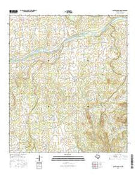 Scotts Crossing Texas Current topographic map, 1:24000 scale, 7.5 X 7.5 Minute, Year 2016