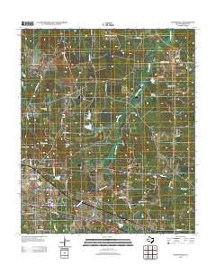 Scottsville Texas Historical topographic map, 1:24000 scale, 7.5 X 7.5 Minute, Year 2013