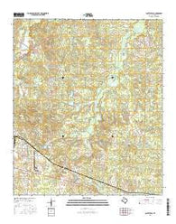 Scottsville Texas Current topographic map, 1:24000 scale, 7.5 X 7.5 Minute, Year 2016