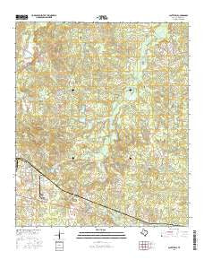 Scottsville Texas Current topographic map, 1:24000 scale, 7.5 X 7.5 Minute, Year 2016