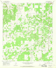 Scranton Texas Historical topographic map, 1:24000 scale, 7.5 X 7.5 Minute, Year 1966