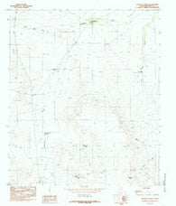 Scratch Ranch Texas Historical topographic map, 1:24000 scale, 7.5 X 7.5 Minute, Year 1984